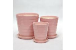 China Glossy Modern Ceramic Pots Handcrafted For Indoor Greenery supplier