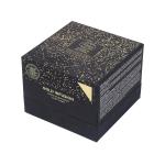 Black Card Cosmetic Paper Box Recycled With Gold Hot Stamping for sale