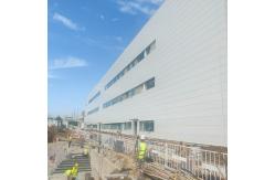 China Modern Prefabricated Steel Structure Building With PU Sandwich Panel supplier