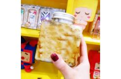 China Square Eco Friendly Juice Bottles , Plastic Juice Bottles With Lids 400ml supplier