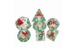 China Poisonous mushroom resin board game dice set dnd dice supplier