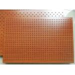 Fireproof Wooden Acoustic Perforated MDF Panels For Wall And Ceiling for sale