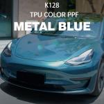 K128 Metal Blue TPU Color Car Paint Protection Film Wrap Metallic Vinyl Wrap for sale