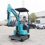 China Manufacturer Sale 1.5 Ton Blue Mini Excavator With EPA CE for sale