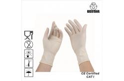 China Single Use Latex Disposable Gloves Plastic Hand Gloves Easy To Wear BSA3045 supplier