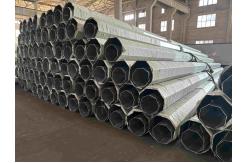 China 55FT Power Distribution Galvanized Electric Pole High Corrosion Resistance supplier