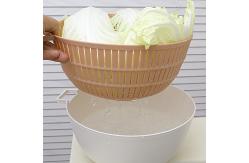 China Drain Bowl Plastic Kitchen Sink Strainer Basket With Handle Base supplier