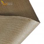 Vermiculite Coated Fiberglass Cloth High Temperature Resistance Thermal Insulation Fabric for sale