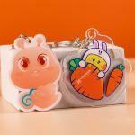Durable Acrylic Charm Keychain With Metal Ring And Cartoon Character Gravity Falls Print