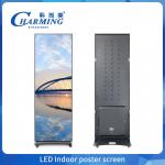Indoor Led Poster Floor Standing Display Screen P1.86 P2 P2.5 GOB for sale
