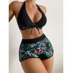 Two Pieces Swimming Suits Bikini Hot Women'S Bikini Swimwear UPF Protection High Waistiest for sale