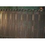 Robust Chain Mesh Conveyor Belt, can be reused Easily Cleaned for sale