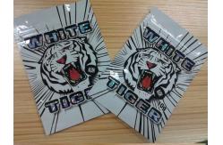 China Ravure Printing Three Side Seal Pouch Mylar Foil Material With Ipper Top Handle supplier