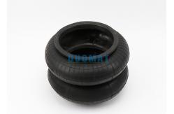 China Flange Connection Double Convoluted Rubber Bellows 350255H-2 / Air Spring Isolator supplier