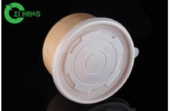 China Biodegradable Recyclable Kraft Paper Bowls 32 Oz Take Away Durable For Salad supplier