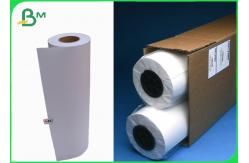 China Wood Pulp 80GSM 24'' 36'' Plotter Roll Paper For Inkjet & Pringting Industry supplier