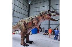 China Mechanical Very Big  Walking Professional Robotic Realistic Dinosaur Costume supplier