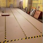 Recycled Temporary Floor Protection Roll 660mm 820mm width For Construction for sale
