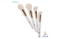 China Custom Nylon Hair 12pcs Travel Brushes Set Natural Wood Handle supplier