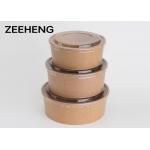 Disposable Hard Sturdy 50oz Paper Dessert Bowls Pla Coating For Takeaway for sale