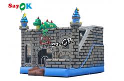 China Dino Stroll Inflatable Bounce House Slide With Ball Pit Pool supplier