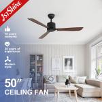 App-Controlled 50 Iron Ceiling Fan with High Volume Air Flow and Remote Control for sale