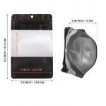 5.5*8.5in Smell Proof Mylar k Packaging Bag With Clear Window
