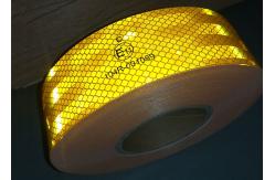 China Safety Ece 104 Reflective Tape Pressure Sensitive , Conspicuity Markings For Truck supplier