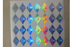China PET Security Anti Fake Label Sticker Multichannel Hologram Code Printing With Logo supplier