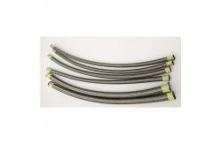 China AN4 AISI304 Braided Ptfe PTFE Hose For High Temperature Fluid supplier