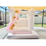 Mini Inflatable Bouncer Castle White Toddler Inflatable Bounce House With Ball Pit Pool for sale