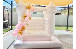 China Mini Inflatable Bouncer Castle White Toddler Inflatable Bounce House With Ball Pit Pool supplier