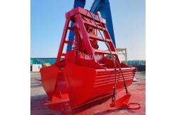China 12CBM Radio Clamshell Grab Bucket Remote Control For Bulk Material supplier