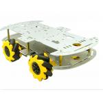Aluminum Alloy RC Robot Car Chassis With Mecanum Wheel for sale