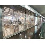 Vision Clear Store Front Steel Roller Shutter Door Crystal Polycarbonate 380V Commercial for sale