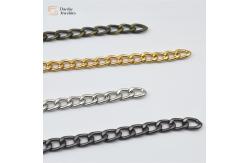 China Crossbody / Handbag Replacement Wallet Chain Strap With Metal Buckles supplier