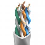 100MHz Indoor UTP CAT5E Ethernet Cable 100% Bare Copper PVC Jacket for sale