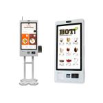Free Standing self checkout terminal Wall Mount 32 Inch payment kiosk touch screen for sale