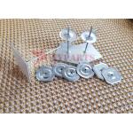 Mineral Wool Fiberglass Board Peel Press Self Stick Insulation Anchor With 2 Base for sale