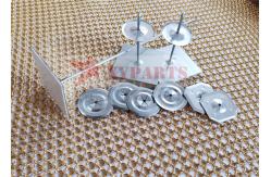 China Spring Steel Perforated Base Rock Wool Self Adhesive Insulation Fixing Pins supplier