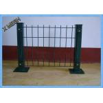 V Shape Heavy Gauge Wire Mesh Panels PVC Coated 2.5m W X 2.2m H Weather Proof for sale
