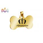 Rustproof Bone Shape Identification Tag Personalized Pet Charms for sale