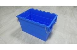China 100% Virgin PP Stackable Nesting Trays With Steel Bars Storage Transportation supplier