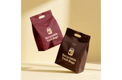 China Custom Printed 8-Side Flat Bottom Stand-Up Pouches With Degassing Valve supplier
