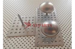China 40x40mm Perforated Base Insulation Pins With Locking Washers For HVAC System supplier