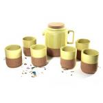 7pcs Dia80mm Natural Cork Coasters Base Ceramic Teapot Mug Toxicless for sale