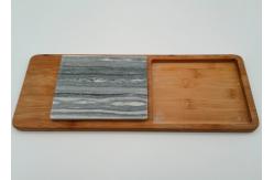 China Cute Stone Placemats Marble Bamboo Material Eco Friendly For Cutting Fruit supplier