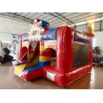1000D Outdoor Bounce House Ferris Wheel Tickets Inflatable Bouncer Castle With Slide Combo for sale