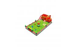 China Customized Green Train Theme Kids  Inflatable Ocean Balls Bouncy supplier