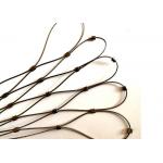 2MM Dia Flexible Stainless Steel Rope Safety Net For Slope Fall Protection for sale